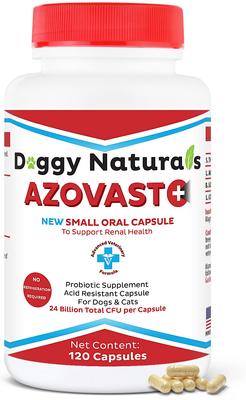 Azovast Plus Capsule Kidney Supplement for Dogs & Cats, 120 count