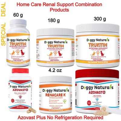 Azovast Plus Capsule Kidney Supplement for Dogs & Cats, 120 count