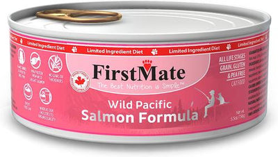 Salmon Formula Limited Ingredient Grain-Free Canned Cat Food, 5.5-oz, case of 24