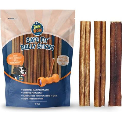 Palitos de Bully Sticks de 100 % carne de res, 12 pulgadas, para perros, paquete de 10, gruesos