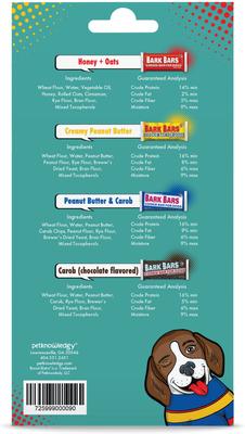 Bark Bars Variety Pack Dog Treat, 6-oz bag