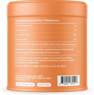 Pumpkin Plus Superfoods Sweet Potato & Pumpkin Flavored Powder for Dogs, 8-oz