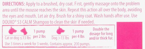 CALM Soothing Itchy, Hydrated Skin Dog & Cat Mousse, 5.1-fl oz bottle