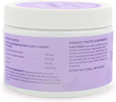 Soft Chew Calming Supplement for Dogs, 60 count