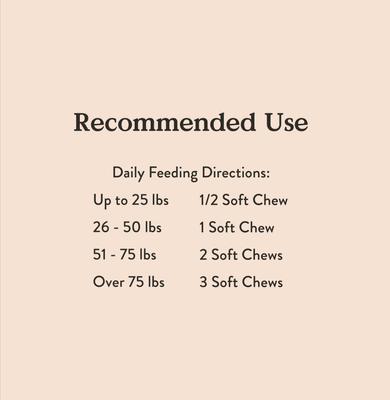 Soft Chew Calming Supplement for Dogs, 60 count