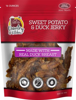 CK Duck & Sweet Potato Wrap Jerky Dog Treats, 16-oz bag