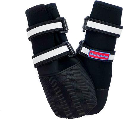 Bundle: Winter Paw Protection Starter Kit - Safe Paw Ice Melt, Natural Dog Company Paw Protector Balm, Bark Brite Dog Boots, X-Large