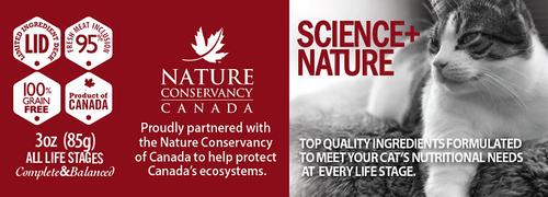 Red Meat Canned Cat Food, 3-oz, case of 24