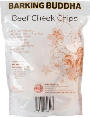 Beef Cheek Chips Value Bag Dog Treats, 1-lb bag