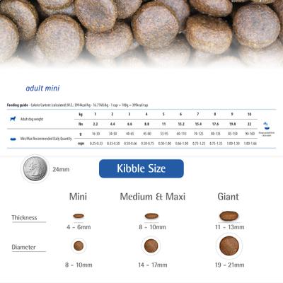 Alimento seco para perros adultos N&D Ocean Codfish & Orange Ancestral Grain Mini, bolsa de 15.4 lb