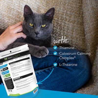 Composure - Suplemento calmante masticable suave con sabor a trucha y pollo para gatos (30 unidades)