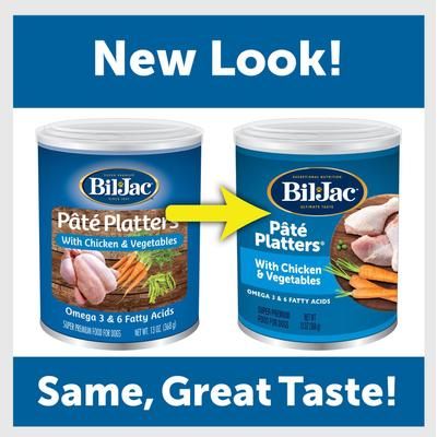 Platos de paté con pollo y verduras, comida enlatada para perros, 13 oz, caja de 12