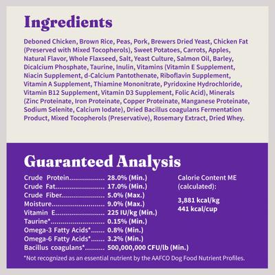 Holistic Chicken & Brown Rice Small Breed Dry Dog Food, 10-lb bag