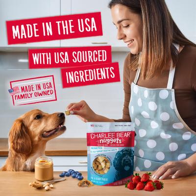 Nuggets PB & Beary Parfait Crunchy Dog Treats, 6-oz bag