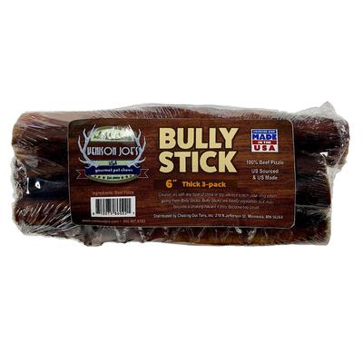 Thick Dog Bully Stick, 3 count, 6-in