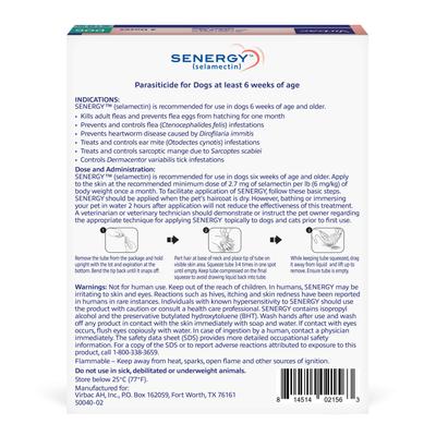 Solución tópica para perros de 18 a 39 kg (caja verde azulado), 3 dosis (suministro para 3 meses)