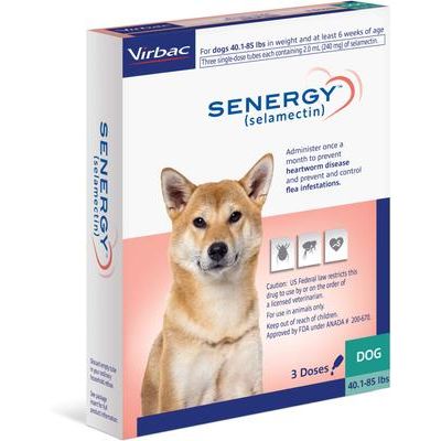 Solución tópica para perros de 18 a 39 kg (caja verde azulado), 3 dosis (suministro para 3 meses)