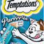 Bundle: Variety Pack - Temptations Creamy Puree with Tuna Lickable Cat Treats, Salmon, Chicken, Cheese & Beef Favors