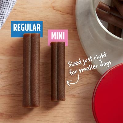 Golosinas masticables de carne de res real para perros Comfort Chews, 9 unidades