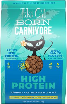 Born Carnivore High Protein Herring & Salmon Meal Dry Cat Food, 11.1-lb bag