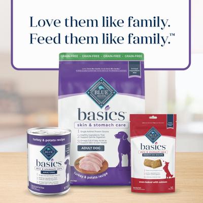 Basics Skin & Stomach Care Adult Grain-Free Turkey & Potato Recipe Dry Dog Food, 11-lb bag