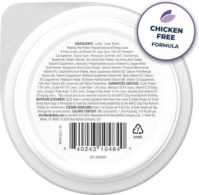 Basics Skin & Stomach Care Grain-Free Lamb & Potato Small Breed Adult Wet Dog Food, 3.5-oz, case of 12