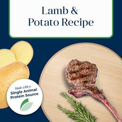 Basics Skin & Stomach Care Grain-Free Lamb & Potato Small Breed Adult Wet Dog Food, 3.5-oz, case of 12