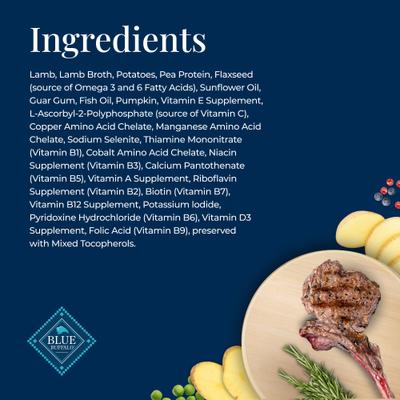 Basics Skin & Stomach Care Grain-Free Lamb & Potato Small Breed Adult Wet Dog Food, 3.5-oz, case of 12