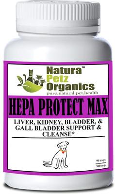 HEPA PROTECT MAX MEAL TOPPER - Liver, Kidney, Bladder & Gall Bladder Support & Cleanse* Dog Supplement, 4-oz jar