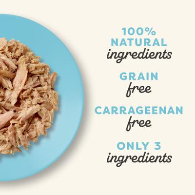 Natural Tuna Fillet with Sea Bream in Broth Wet Cat Food, 2.47-oz pouch, case of 12