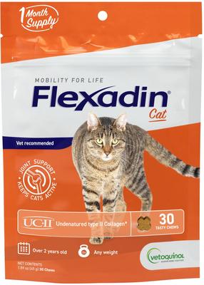 Flexadin with UCII Cat Supplement, 1.59-oz bag, 30 count