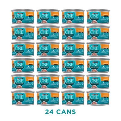 Natural Chicken in Gravy High Protein Wet Cat Food, 3-oz can, case of 24