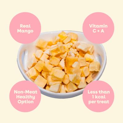 Train Mango Natural Freeze-Dried Dog Treats, 2-oz pouch