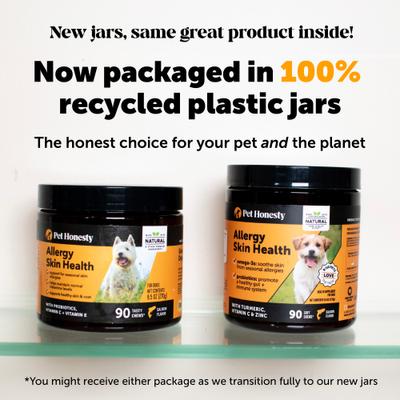 Allergy Skin Health Salmon Flavored Allergy & Itch Relief, Omega-3 Supplement for Dogs, 90 count