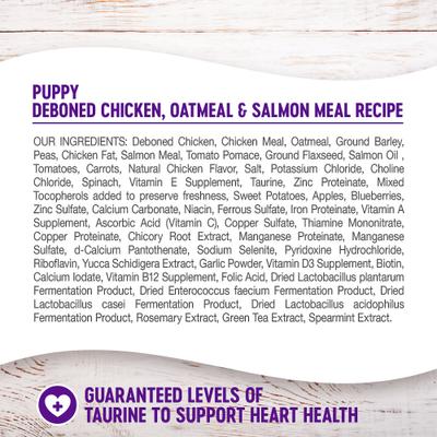 Complete Health Puppy Deboned Chicken, Oatmeal & Salmon Meal Recipe Dry Dog Food, 30-lb bag