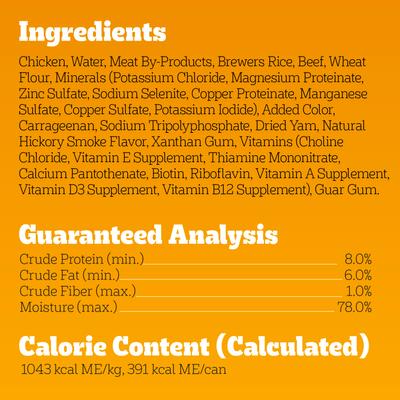 Chopped Ground Dinner with Beef Adult Canned Wet Dog Food, 13.2-oz, case of 12