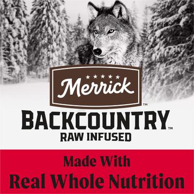 Backcountry Raw Infused Dry Dog Food Great Plains Red Meat Recipe with Healthy Grains, 20-lb bag