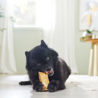 DogLicious Peanut Butter Chips Rawhide Dog Treats, 3-oz bag