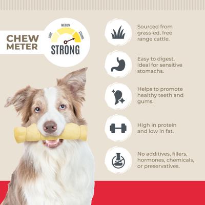 Beef Cheek Rolls 9 to 11-in Dog Treats, 3 count