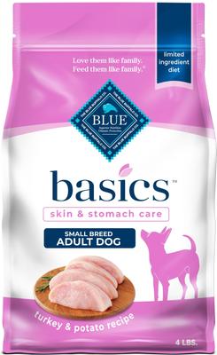 Basics Skin & Stomach Care Adult Small Breed Turkey & Potato Recipe Dry Dog Food, 4-lb bag