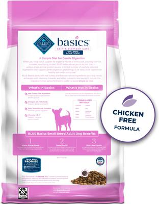 Basics Skin & Stomach Care Adult Small Breed Turkey & Potato Recipe Dry Dog Food, 4-lb bag