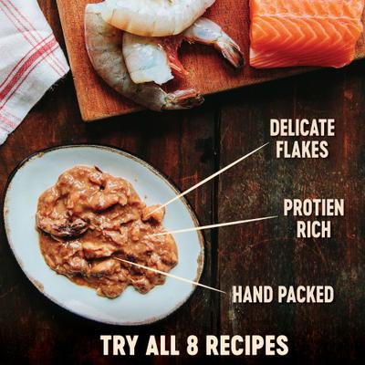 Bundle: Wellness CORE Signature Selects Flaked Skipjack Tuna & Shrimp Entree in Broth + Flaked Skipjack Tuna & Wild Salmon Entree in Broth Canned Cat Food, 2.8-oz, case of 12