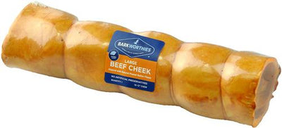 Beef Cheek Peanut Butter Dipped Dog Bone, Large