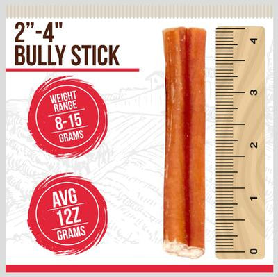 Odd-Shaped 4 to 5-in Bully Sticks Dog Treats, 12 count