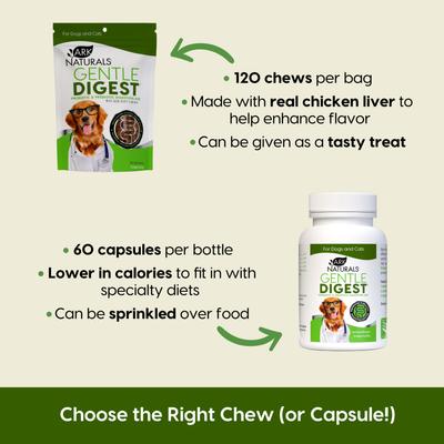 Gentle Digest Dog & Cat Capsules, 60 capsules