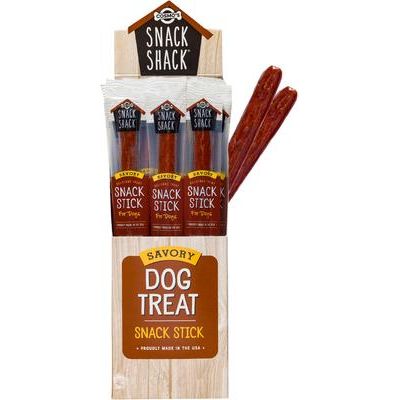 Palitos sabrosos de cerdo a la barbacoa, premios de carne seca con alto contenido proteico para perros, 24 unidades