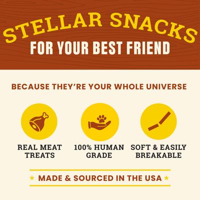 Savory Sticks Pork Barbecue High-Protein Jerky Dog Treats, 24 count