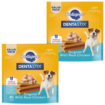 Dentastix Original Small/Medium Dental Dog Treats, 90 count
