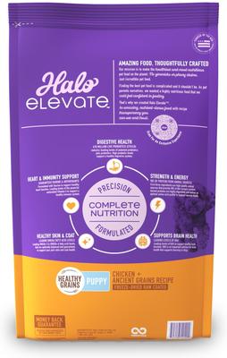 Elevate Healthy Grains Puppy Formula Chicken Recipe Dry Dog Food, 20-lb bag