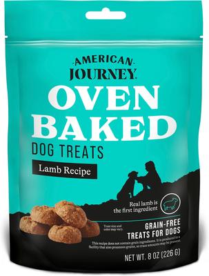 Lamb Recipe Grain-Free Oven Baked Crunchy Biscuit Dog Treats, 8-oz bag